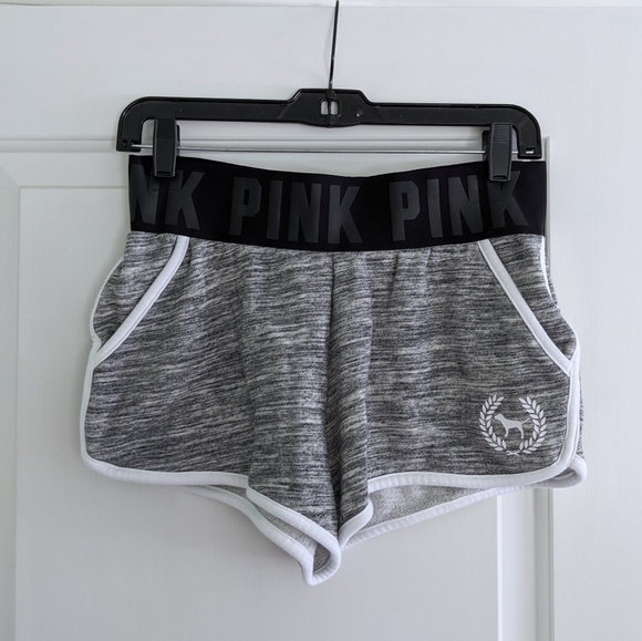 PINK Victoria's Secret Pants - PINK Victoria's Secret gray lounge shorts